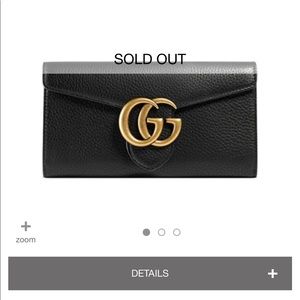 100% AUTHENTIC GUCCI GG LEATHER WALET